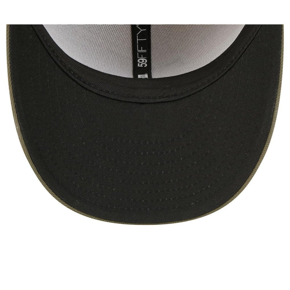 Light Beige/Olive Tampa Bay Rays New Era 2025 Armed Forces Day 59FIFTY Fitted Hat