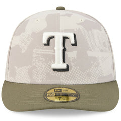 Light Beige/Olive Texas Rangers New Era 2025 Armed Forces Day 59FIFTY Fitted Hat