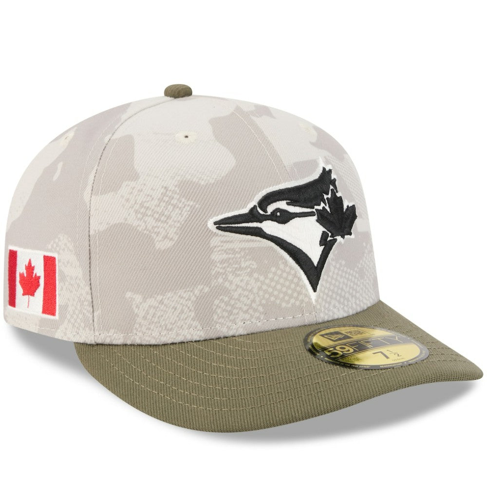 Light Beige/Olive Toronto Blue Jays New Era 2025 Armed Forces Day 59FIFTY Fitted Hat