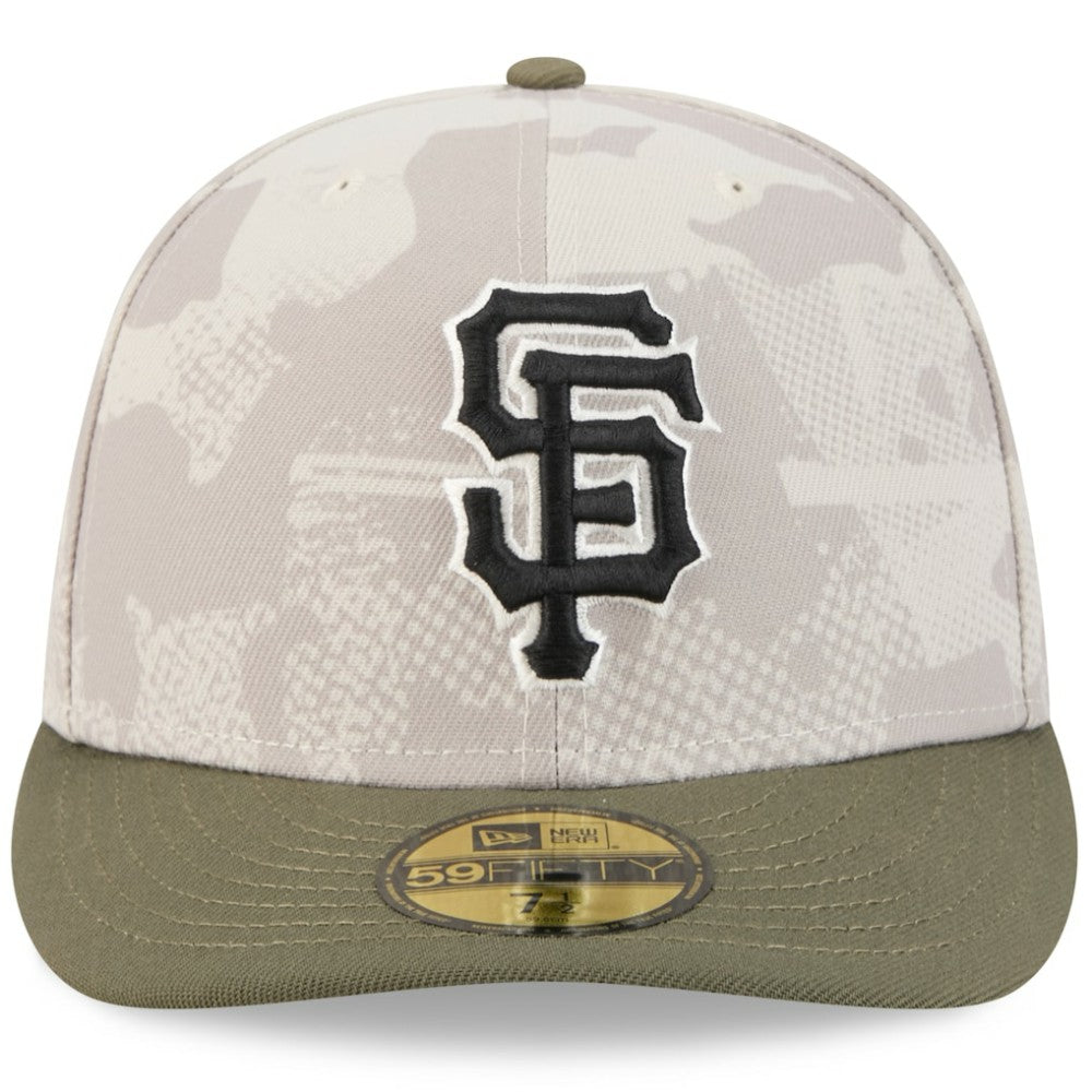 Light Beige/Olive San Francisco Giants New Era 2025 Armed Forces Day 59FIFTY Fitted Hat