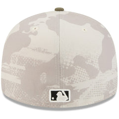 Light Beige/Olive San Francisco Giants New Era 2025 Armed Forces Day 59FIFTY Fitted Hat