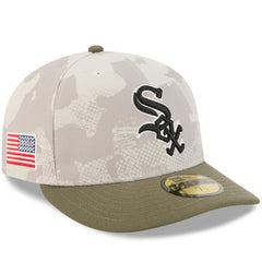 Light Beige/Olive Chicago White Sox New Era 2025 Armed Forces Day 59FIFTY Fitted Hat