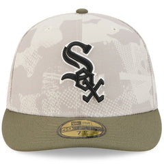 Light Beige/Olive Chicago White Sox New Era 2025 Armed Forces Day 59FIFTY Fitted Hat