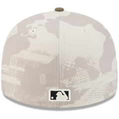 Light Beige/Olive Boston Red Sox New Era 2025 Armed Forces Day 59FIFTY Fitted Hat
