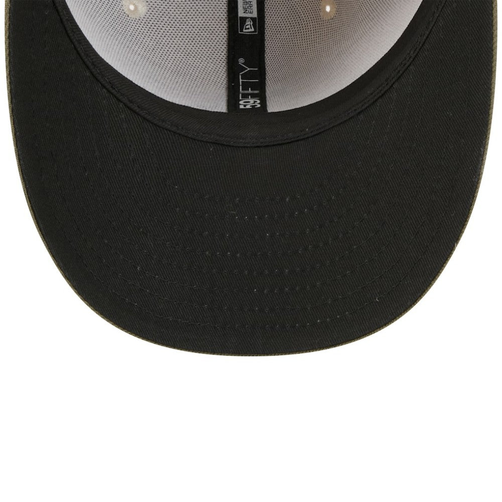 Light Beige/Olive Boston Red Sox New Era 2025 Armed Forces Day 59FIFTY Fitted Hat
