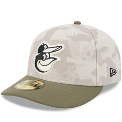Light Beige/Olive Baltimore Orioles New Era 2025 Armed Forces Day 59FIFTY Fitted Hat