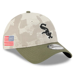 Light Beige/Olive Chicago White Sox New Era 2025 Armed Forces Day 9TWENTY Adjustable Hat