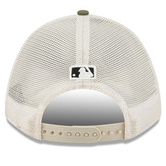 Light Beige/Olive Miami Marlins New Era 2025 Armed Forces Day 9FORTY M-Crown A-Frame Adjustable Hat