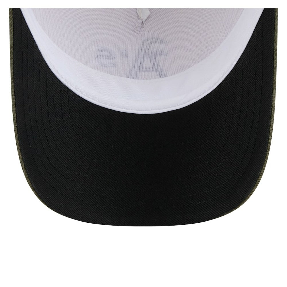 Light Beige/Olive Athletics New Era 2025 Armed Forces Day 9FORTY M-Crown A-Frame Adjustable Hat