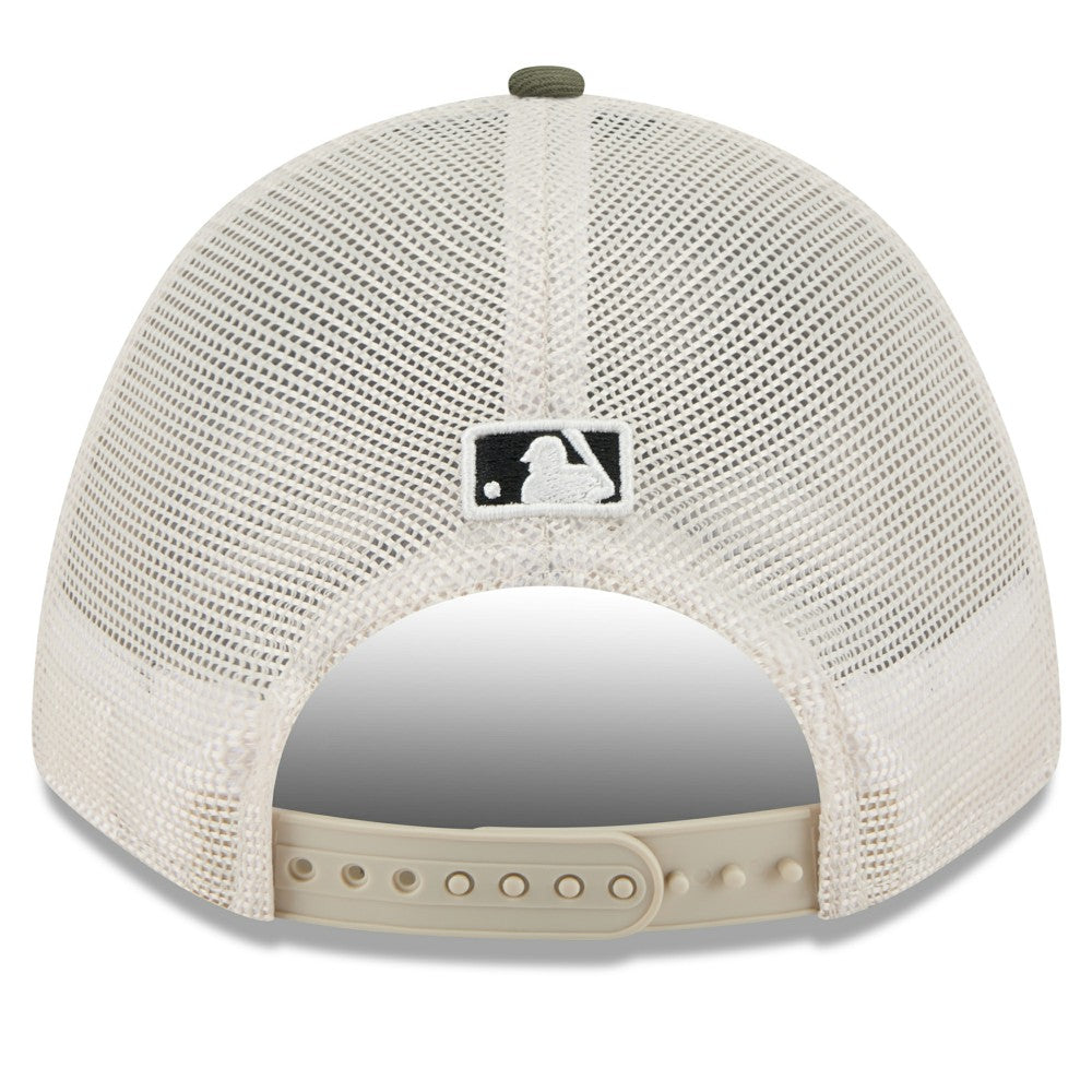 Light Beige/Olive Los Angeles Dodgers New Era 2025 Armed Forces Day 9FORTY M-Crown A-Frame Adjustable Hat