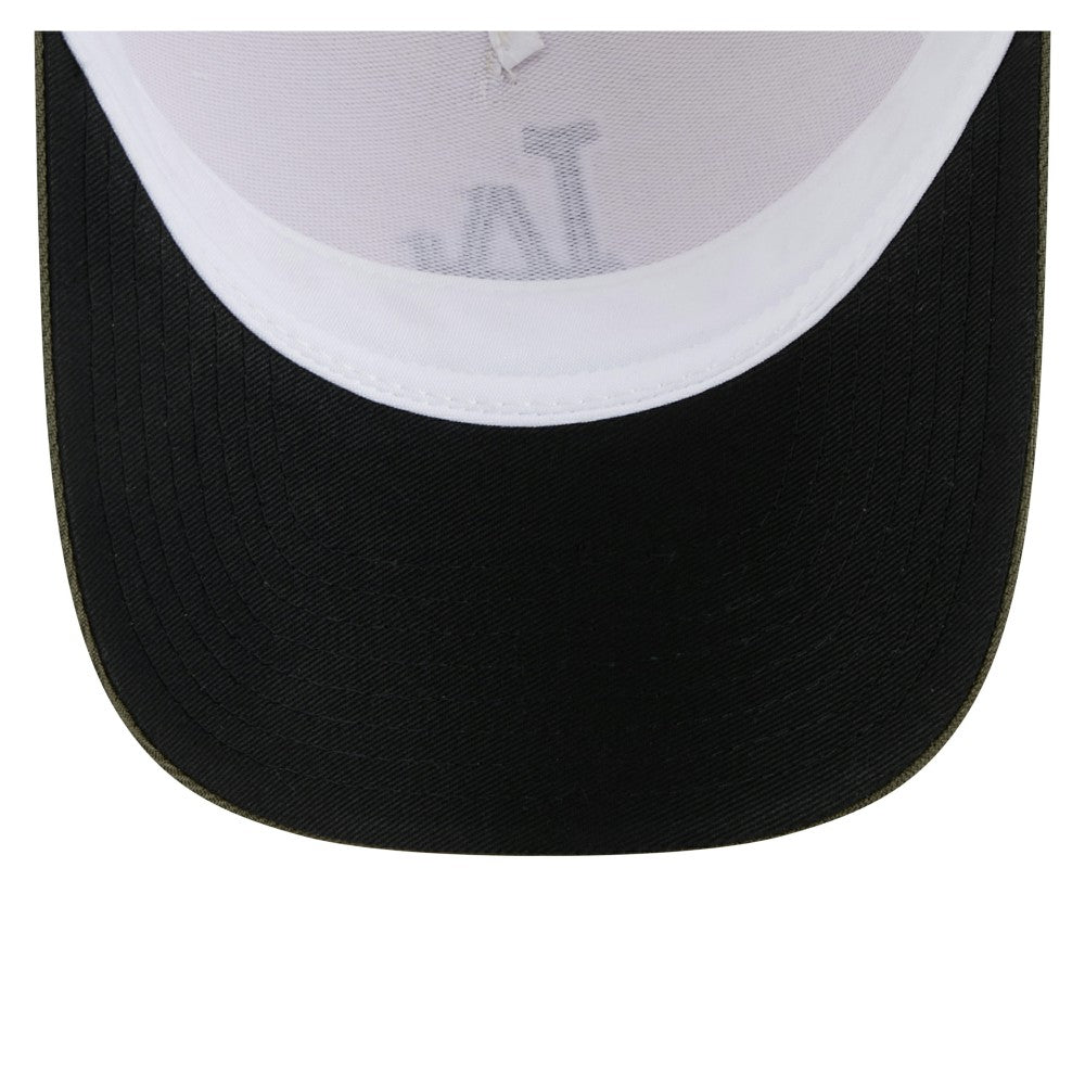 Light Beige/Olive Los Angeles Dodgers New Era 2025 Armed Forces Day 9FORTY M-Crown A-Frame Adjustable Hat