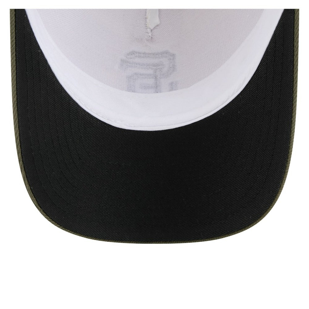 Light Beige/Olive San Francisco Giants New Era 2025 Armed Forces Day 9FORTY M-Crown A-Frame Adjustable Hat