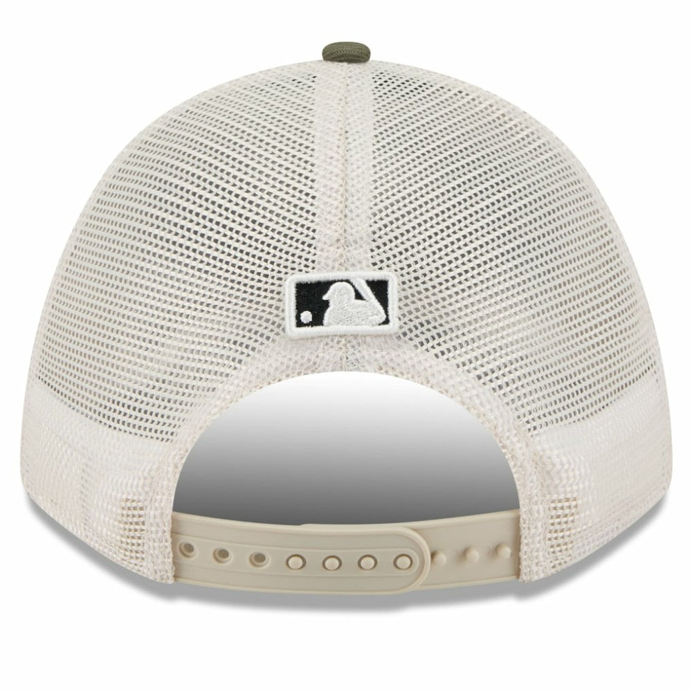 Light Beige/Olive Houston Astros New Era 2025 Armed Forces Day 9FORTY M-Crown A-Frame Adjustable Hat