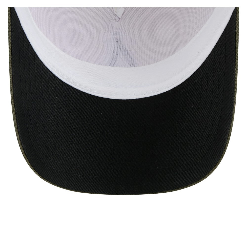 Light Beige/Olive Los Angeles Angels New Era 2025 Armed Forces Day 9FORTY M-Crown A-Frame Adjustable Hat