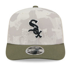 Light Beige/Olive Chicago White Sox New Era 2025 Armed Forces Day 9SEVENTY Stretch-Snap Hat