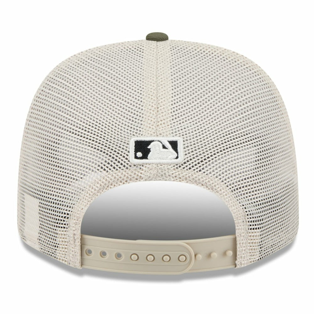 Light Beige/Olive Houston Astros New Era 2025 Armed Forces Day 9SEVENTY Stretch-Snap Hat