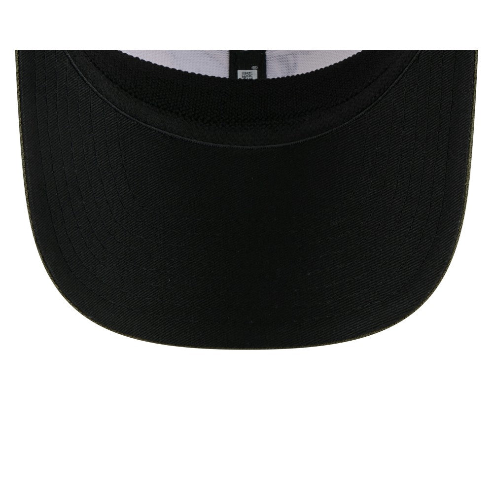 Light Beige/Olive Miami Marlins New Era 2025 Armed Forces Day 9SEVENTY Stretch-Snap Hat