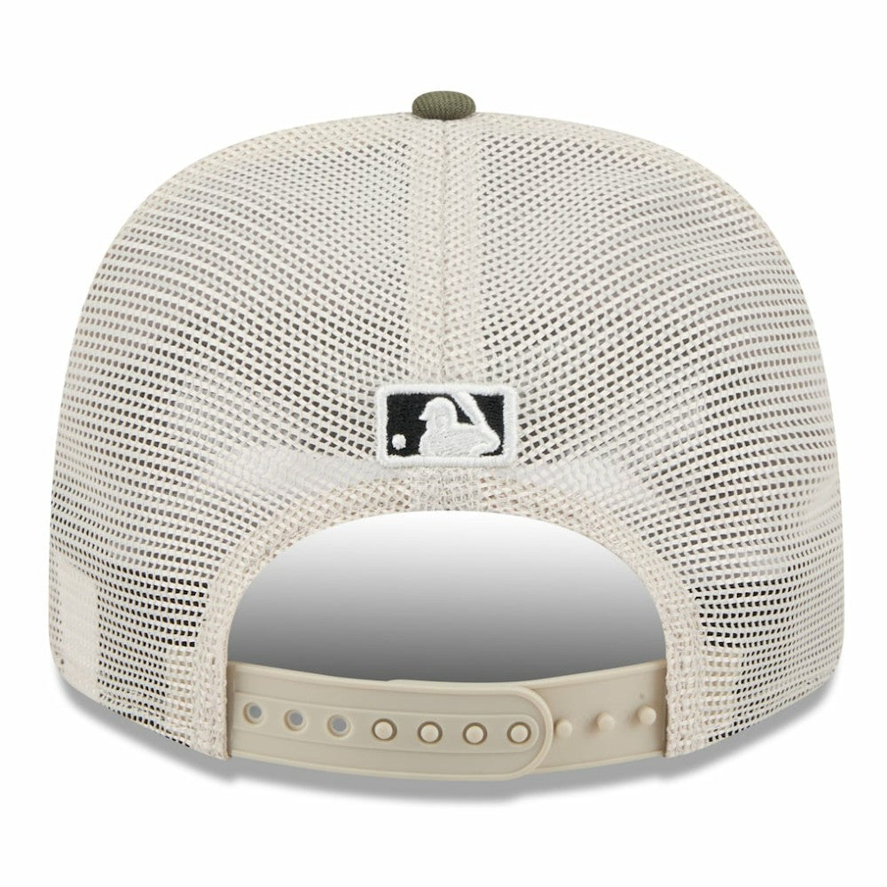 Light Beige/Olive Athletics New Era 2025 Armed Forces Day 9SEVENTY Stretch-Snap Hat