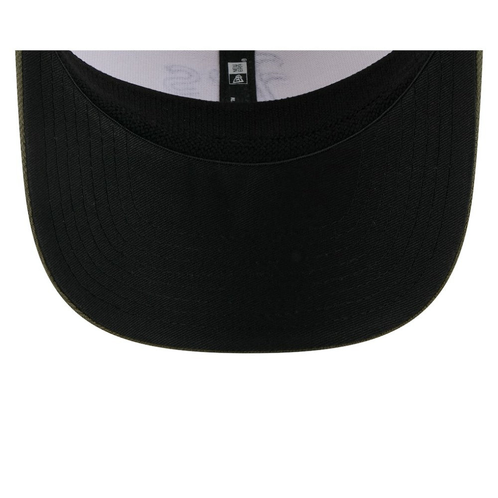 Light Beige/Olive Athletics New Era 2025 Armed Forces Day 9SEVENTY Stretch-Snap Hat