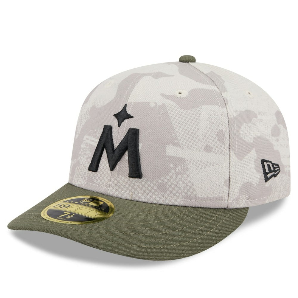 Light Beige/Olive Minnesota Twins New Era 2025 Armed Forces Day Low Profile 59FIFTY Fitted Hat