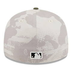 Light Beige/Olive Texas Rangers New Era 2025 Armed Forces Day Low Profile 59FIFTY Fitted Hat