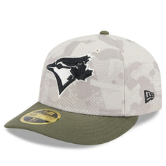 Light Beige/Olive Toronto Blue Jays New Era 2025 Armed Forces Day Low Profile 59FIFTY Fitted Hat
