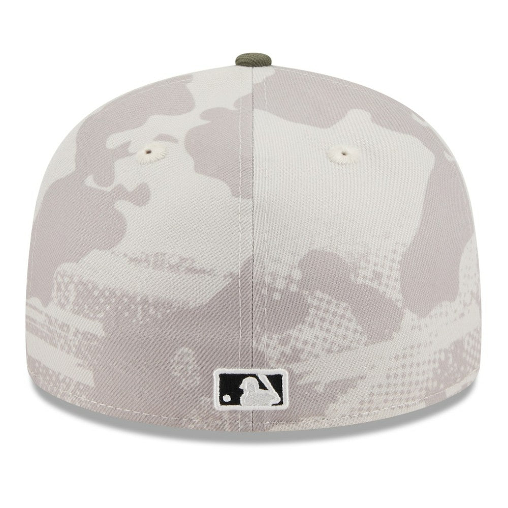 Light Beige/Olive Boston Red Sox New Era 2025 Armed Forces Day Low Profile 59FIFTY Fitted Hat