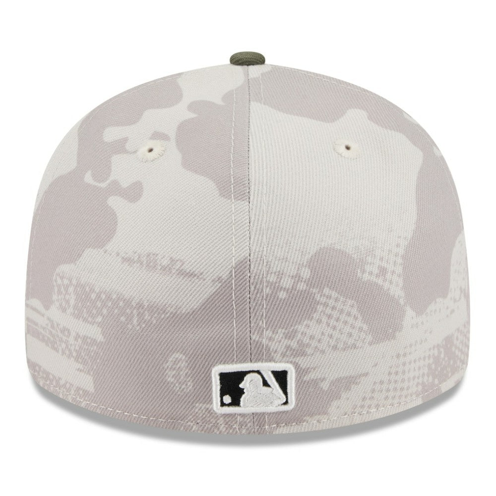 Light Beige/Olive Houston Astros New Era 2025 Armed Forces Day Low Profile 59FIFTY Fitted Hat