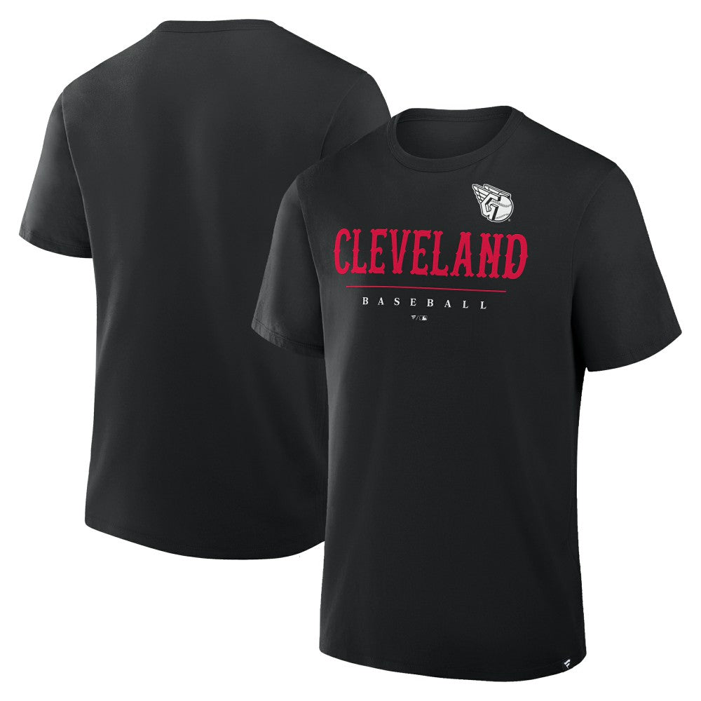 Black Cleveland Guardians Fanatics Color Pop Legacy Clubhouse T-Shirt