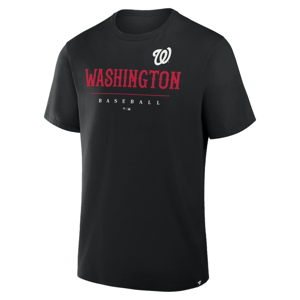 Black Washington Nationals Fanatics Color Pop Legacy Clubhouse T-Shirt