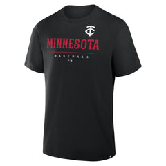 Black Minnesota Twins Fanatics Color Pop Legacy Clubhouse T-Shirt