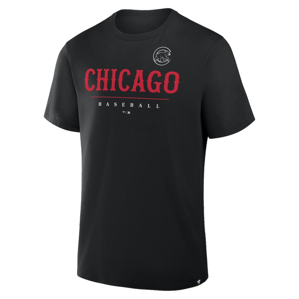 Black Chicago Cubs Fanatics Color Pop Legacy Clubhouse T-Shirt