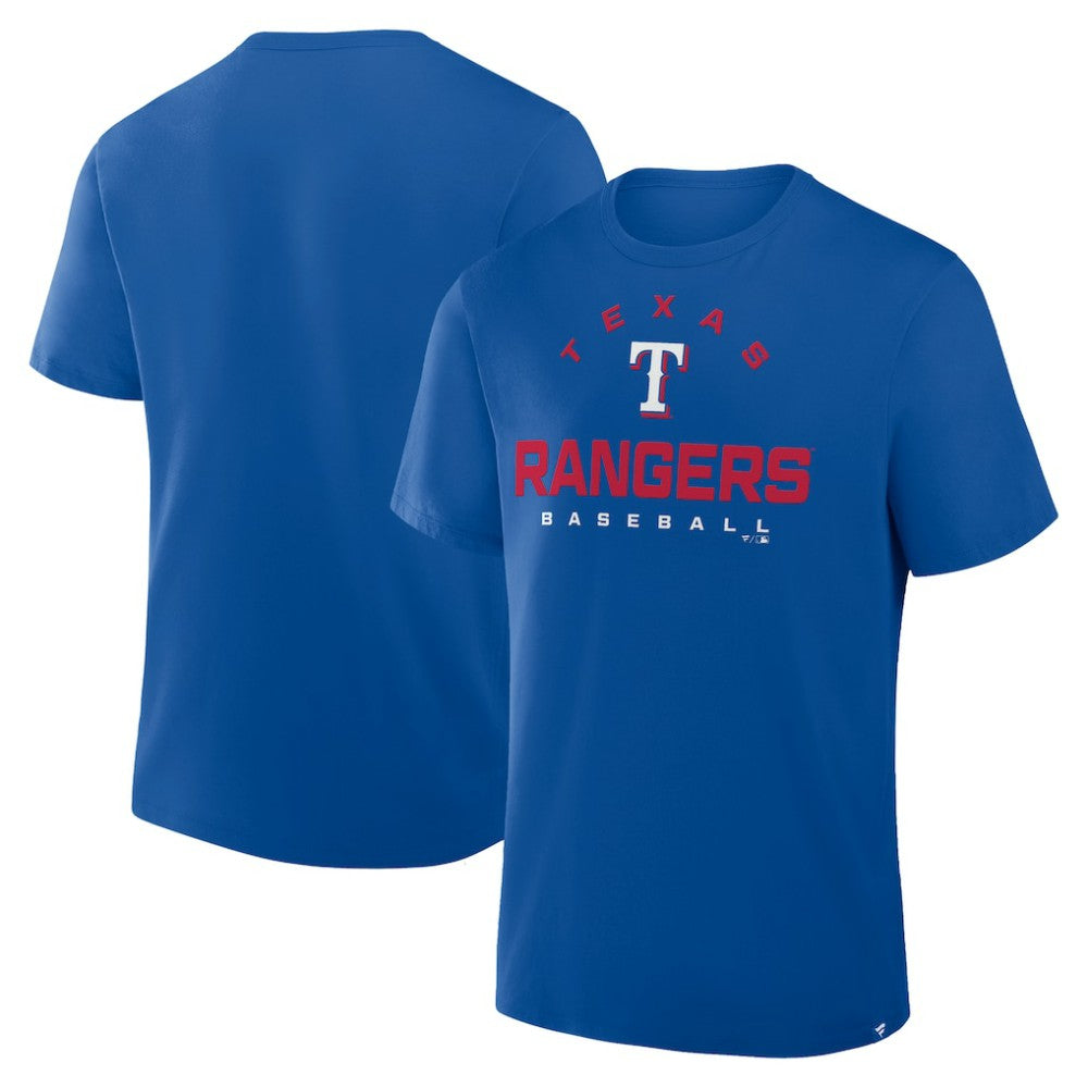 Royal Texas Rangers Fanatics Clubhouse Legacy Primary Play T-Shirt