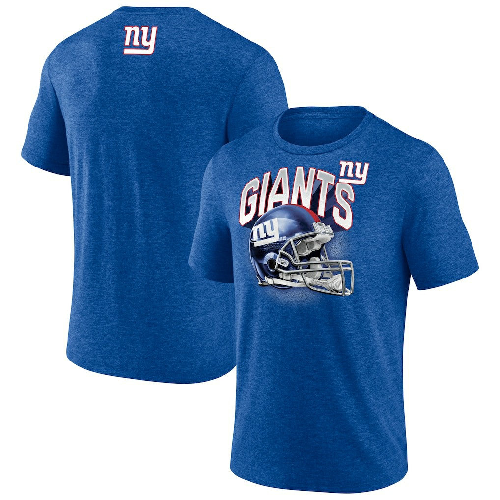 Tri-Blend Helmet End Around T-Shirt - New York Giants T-shirts