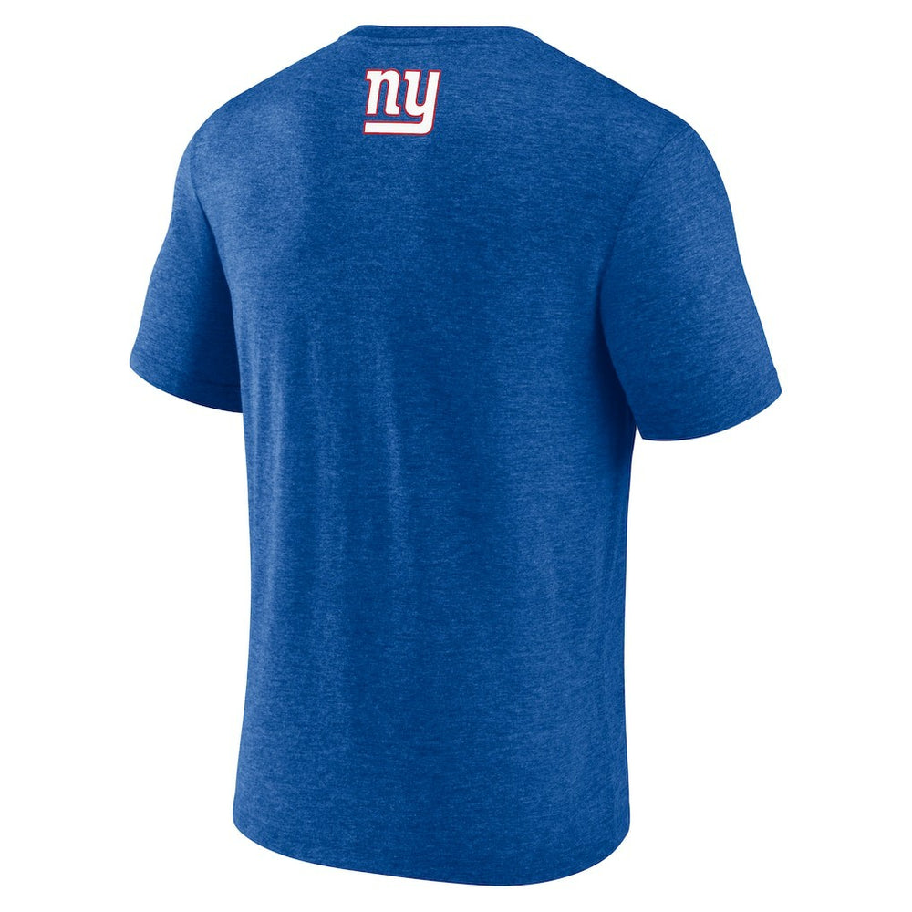 Tri-Blend Helmet End Around T-Shirt - New York Giants T-shirts
