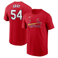 Red Sonny Gray St. Louis Cardinals Nike Fuse Name & Number T-Shirt