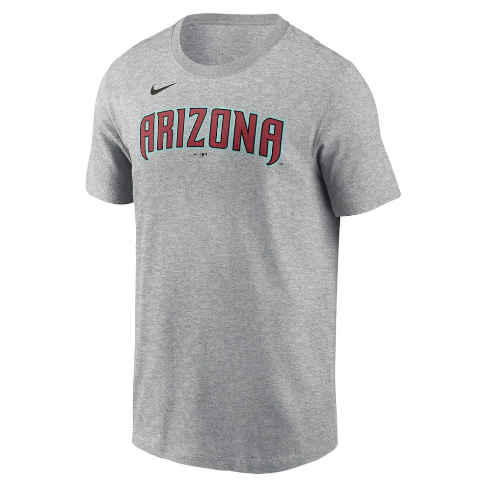 Heather Gray Corbin Carroll Arizona Diamondbacks Nike Fuse Name & Number T-Shirt