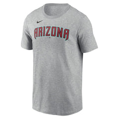 Heather Gray Corbin Carroll Arizona Diamondbacks Nike Fuse Name & Number T-Shirt