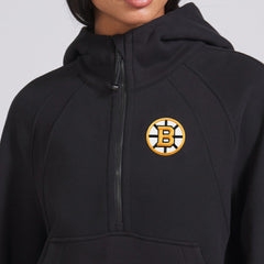 NHL Boston Bruins lululemon Women's Scuba Oversized Half-Zip Hoodie