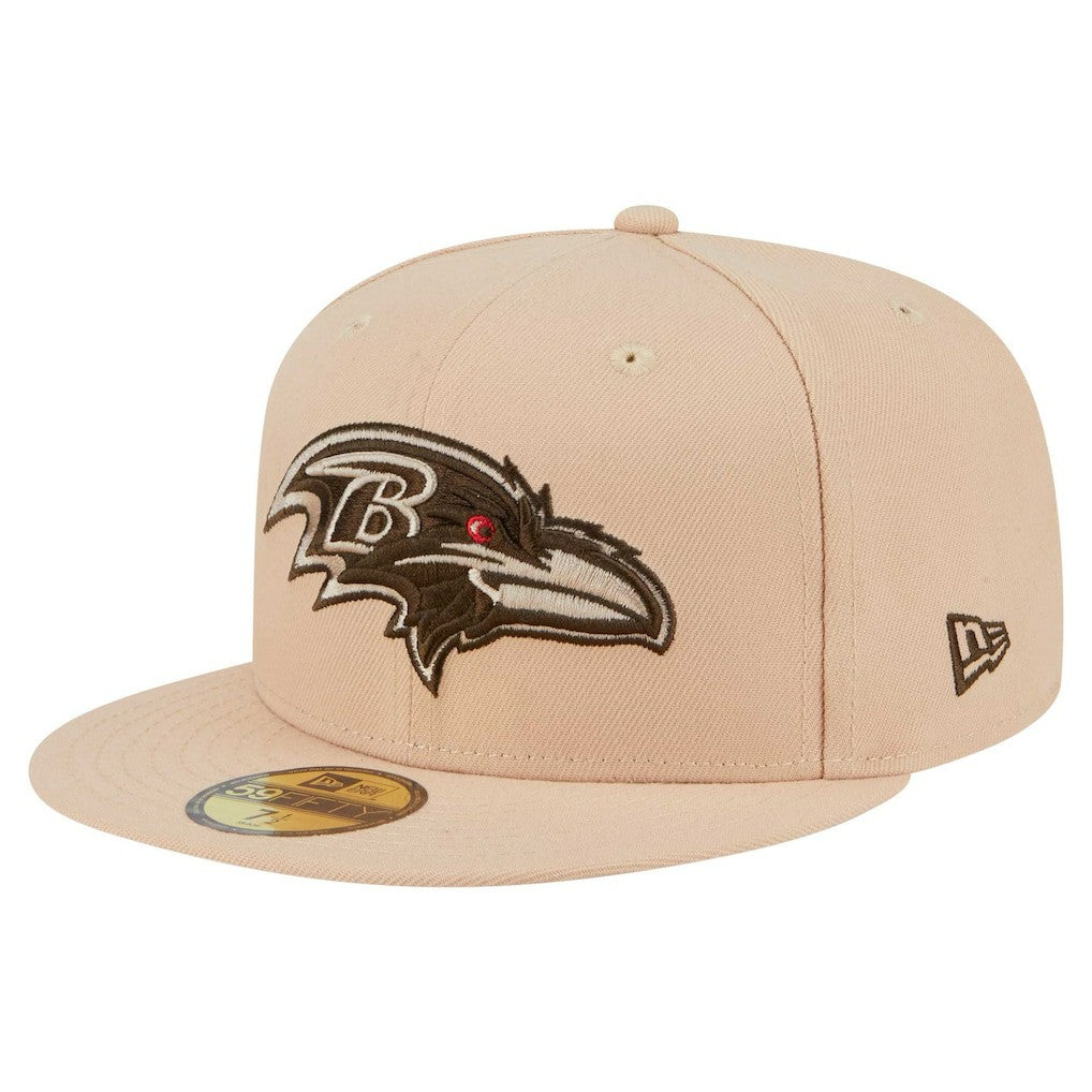 Candied Pecan 59FIFTY Fitted Hat - Baltimore Ravens Hats