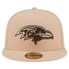 Candied Pecan 59FIFTY Fitted Hat - Baltimore Ravens Hats