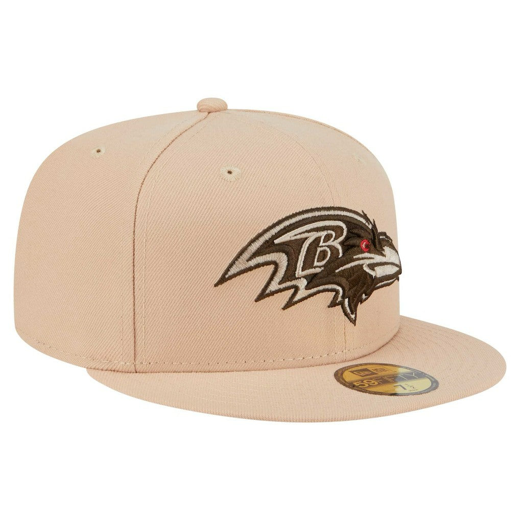 Candied Pecan 59FIFTY Fitted Hat - Baltimore Ravens Hats