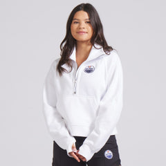 NHL Edmonton Oilers lululemon Women's Scuba Oversized Half Zip Top