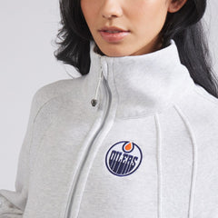NHL Edmonton Oilers lululemon Women's Scuba Oversized Half Zip Top