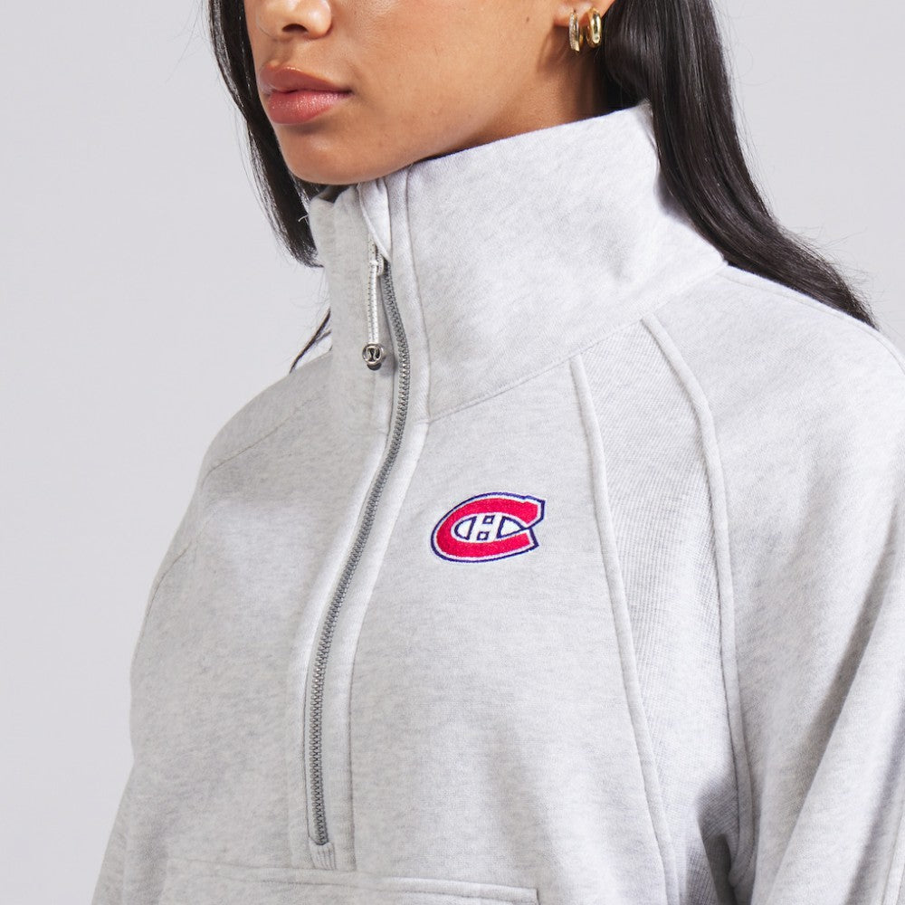 NHL Montreal Canadiens lululemon Women's Scuba Oversized Half Zip Top
