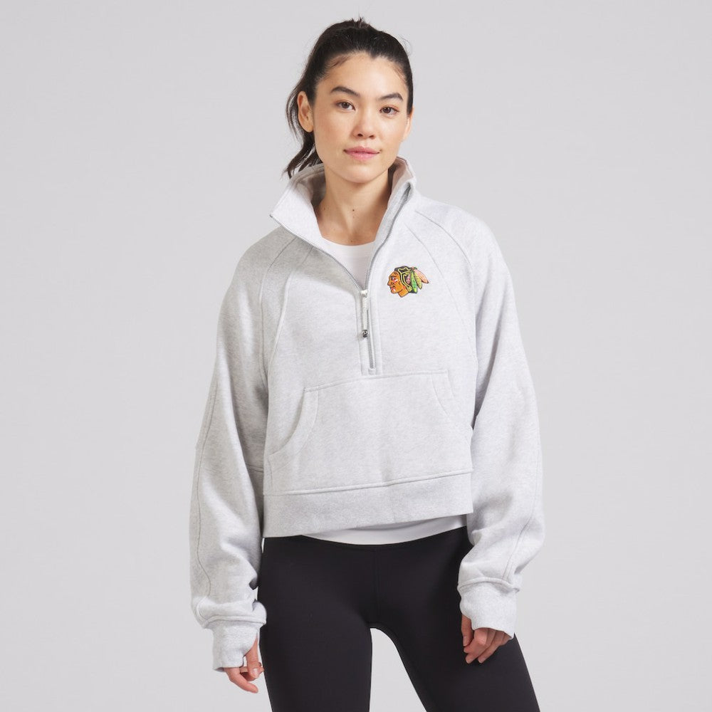 NHL Chicago Blackhawks lululemon Women's Scuba Oversized Half Zip Top