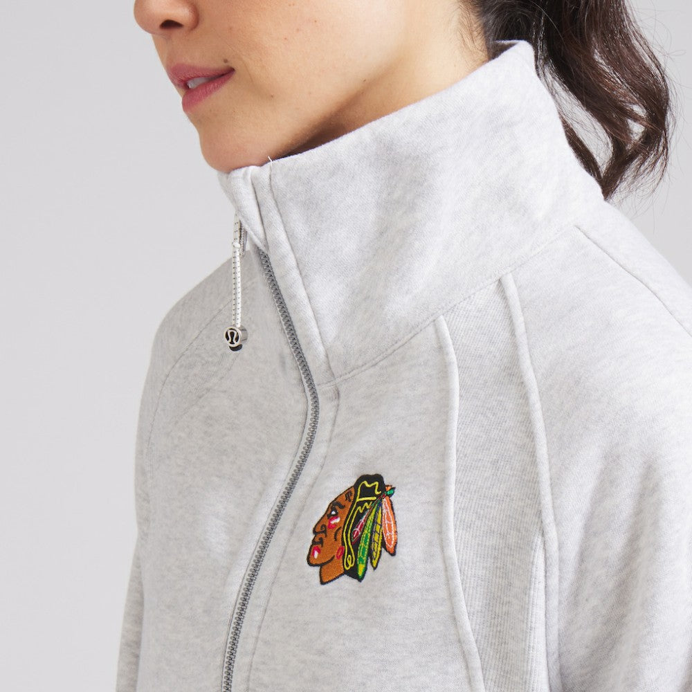 NHL Chicago Blackhawks lululemon Women's Scuba Oversized Half Zip Top
