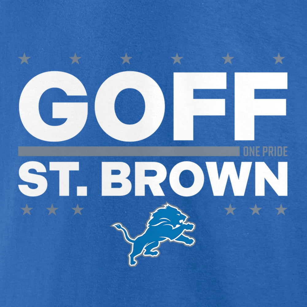 Jared Goff & Amon-Ra St. Brown  Election Players T-Shirt - Detroit Lions T-shirts