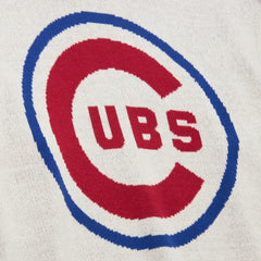 Cream Chicago Cubs Mitchell & Ness Retro Pullover Sweater