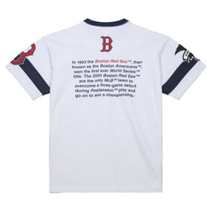 White Boston Red Sox Mitchell & Ness Cooperstown Collection Team Origins Premium T-Shirt